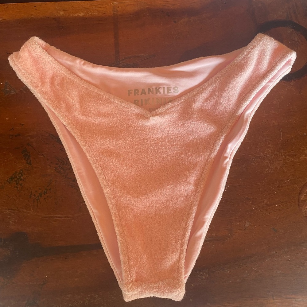 COPY - Baby pink frankies bikinis Terry bottom